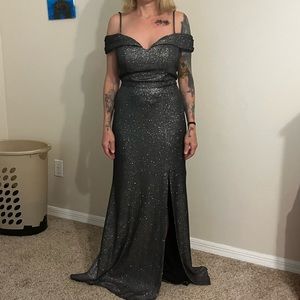 Black sparkly Formal dress